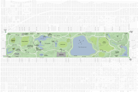 Central Park color map